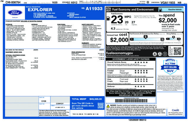 New 2027 Marsh Gray Ford ST-Line image 3