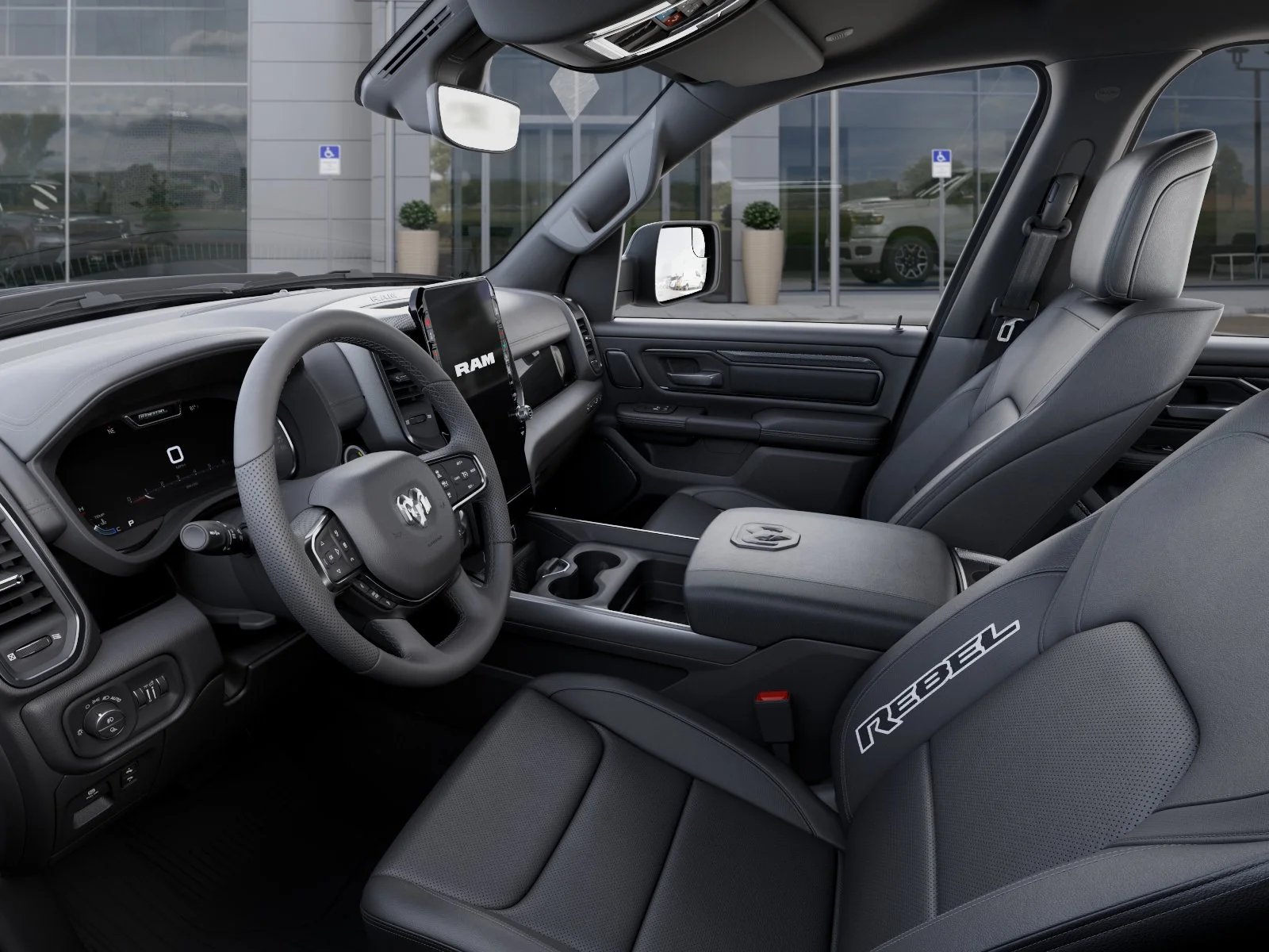 New 2026 Diamond Black Crystal Pearl-Coat Exterior Paint RAM Rebel image 48