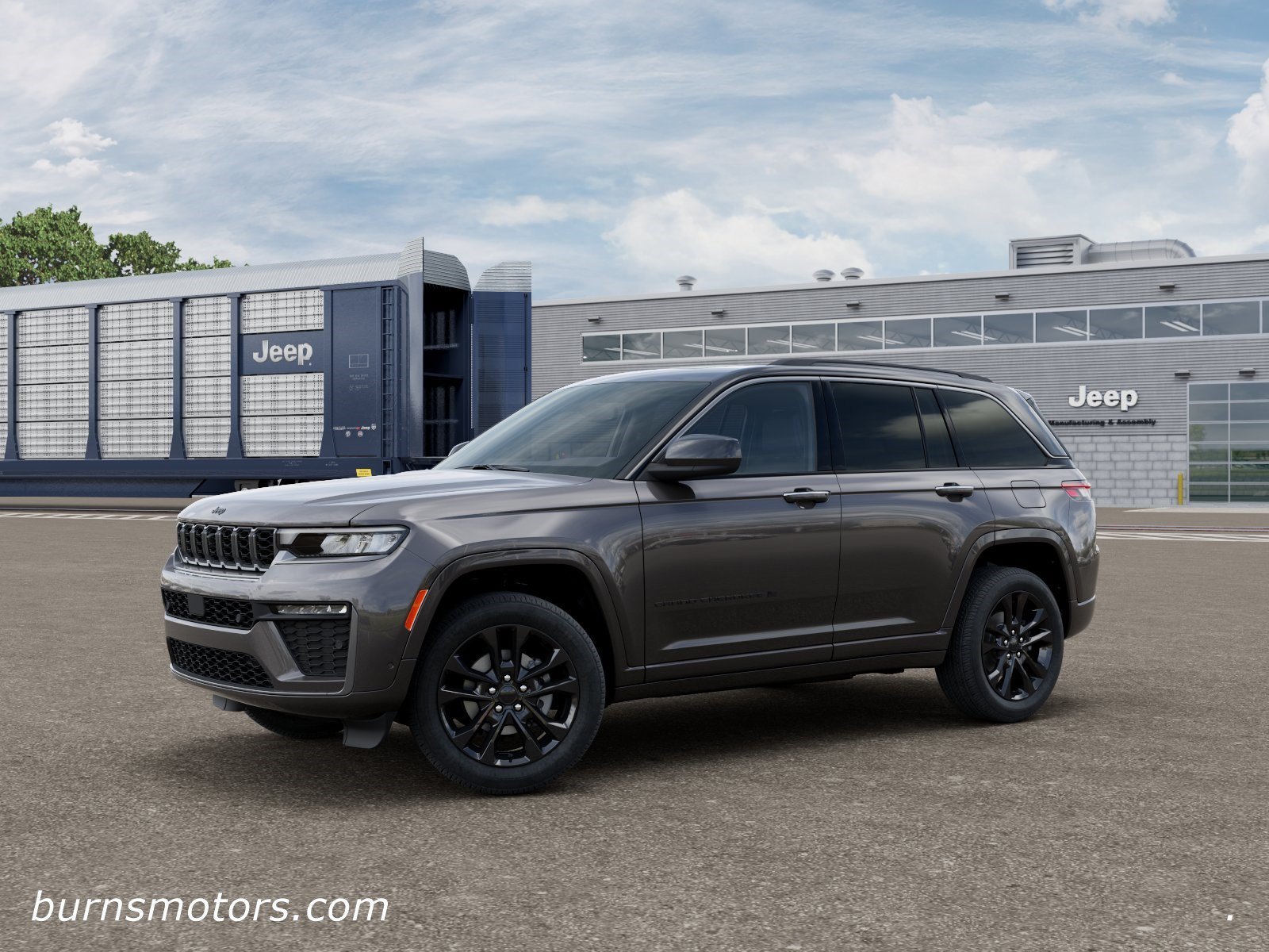 New 2026 Baltic Gray Metallic Clear-Coat Exterior Paint Jeep Limited Reserve BLACKOUT image 2