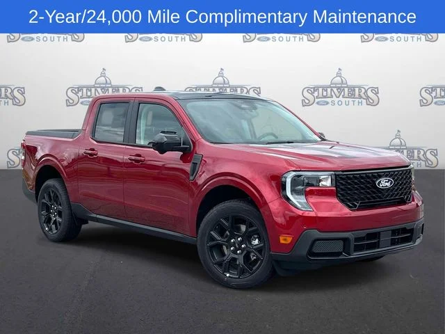 New 2026 Red Ford Lariat image 1