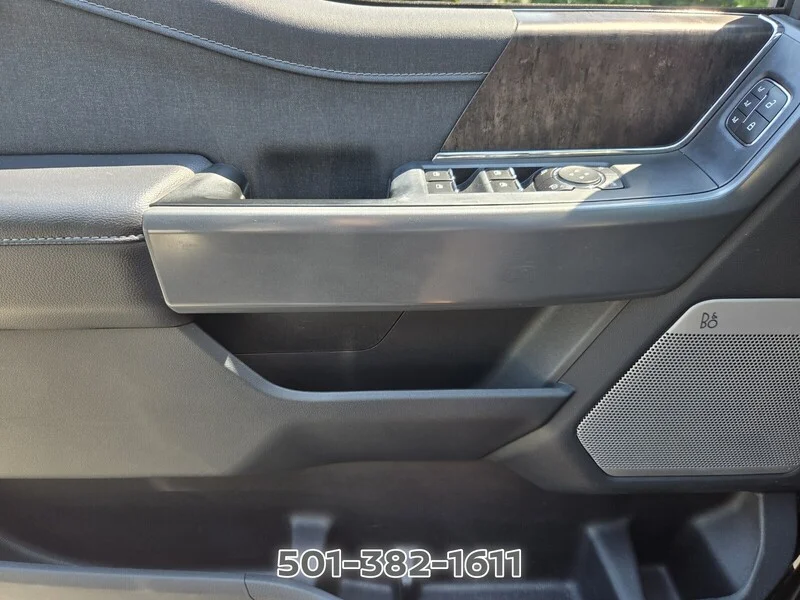 Used 2021 Black Metallic FORD LARIAT 4WD SUPERCREW 5.5