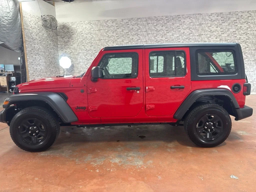 Used 2024 Firecracker Red Clearcoat Jeep Sport image 4