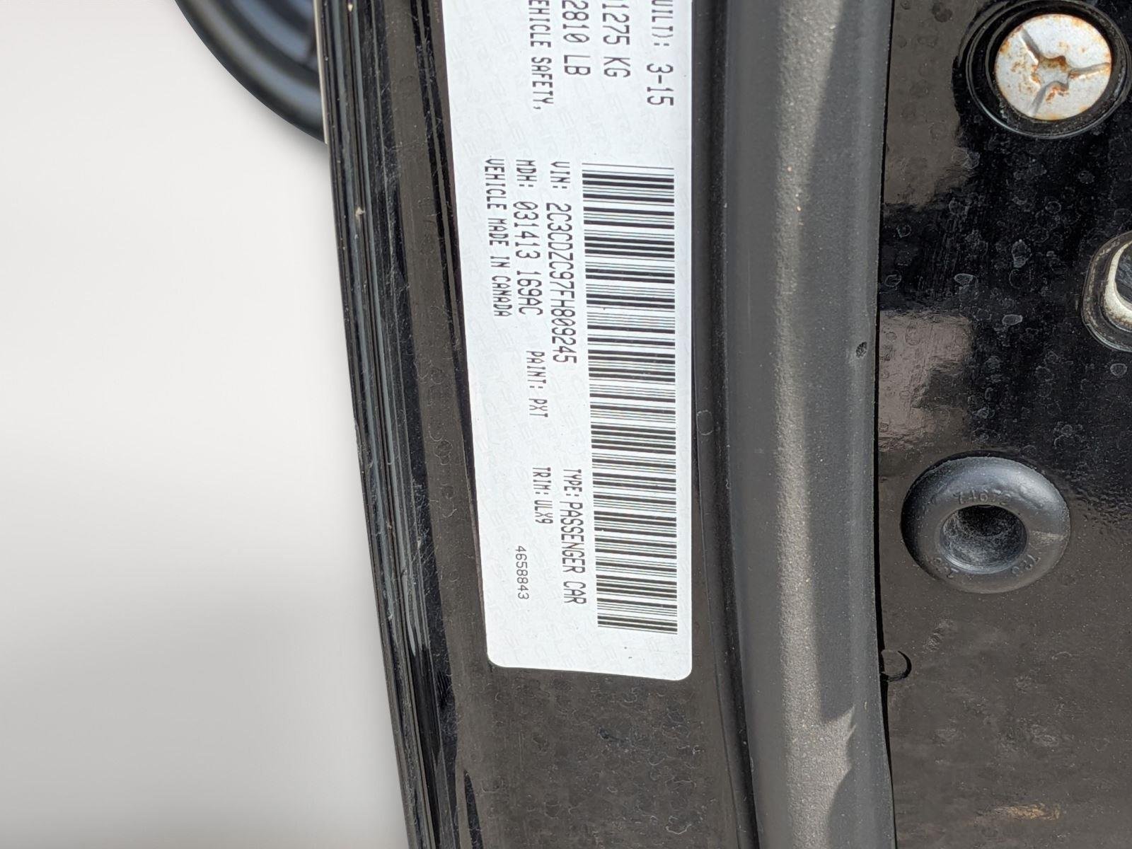 Used 2015 Phantom Black Tri-Coat Pearl Dodge SRT Hellcat image 31