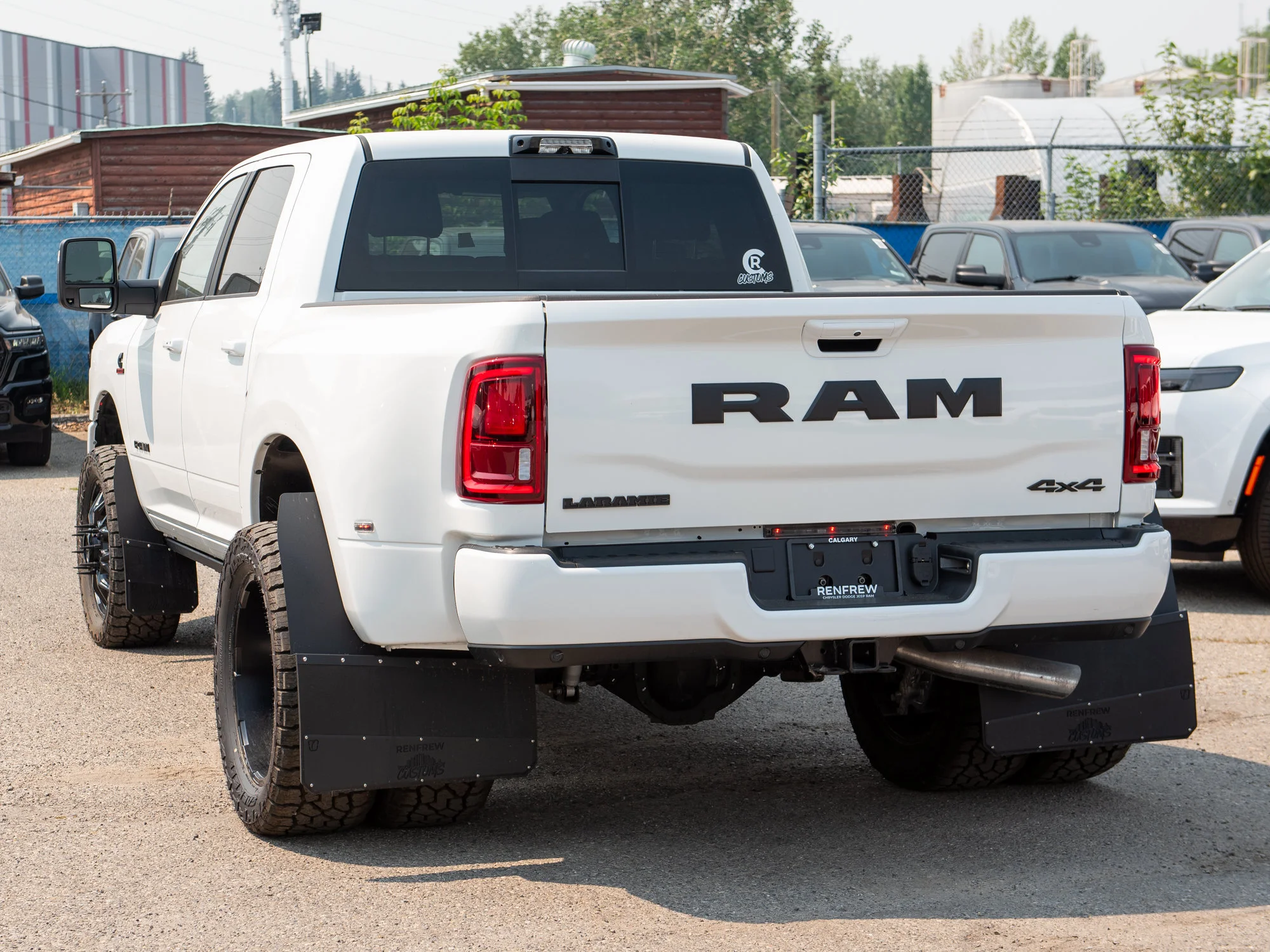 New 2026 White RAM Laramie* Mega Cab, 2 Inch Lift, 35 Inch Tires image 3