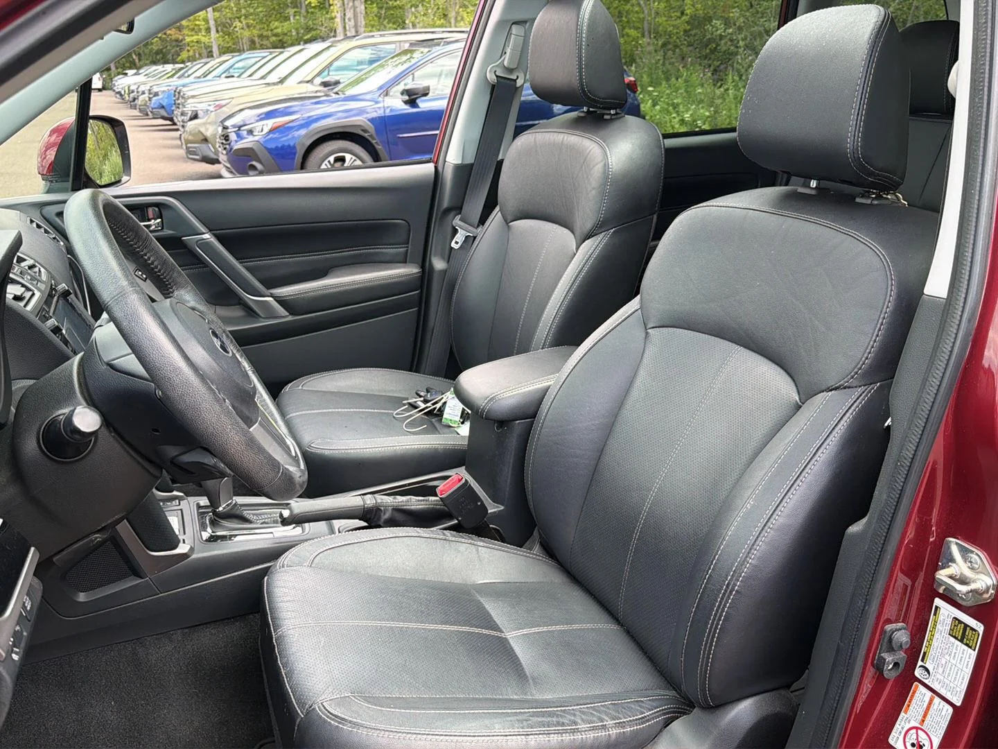 Used 2017 Venetian Red Pearl Subaru Touring image 14