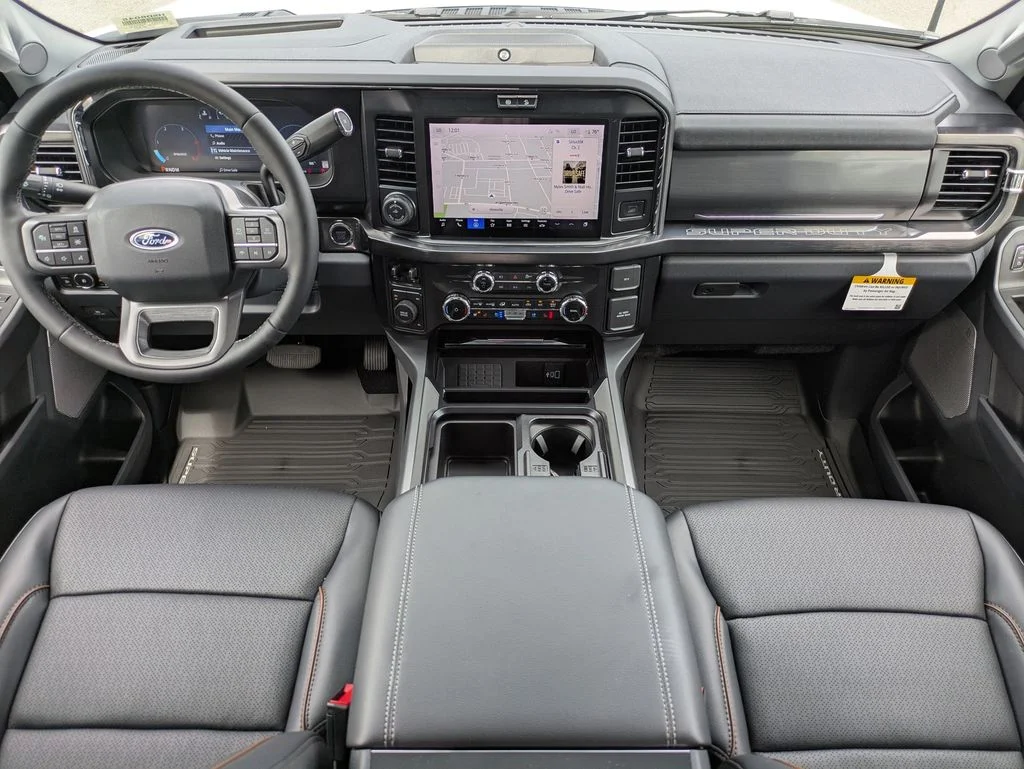 New 2026 Star White Metallic Tri-Coat Ford Lariat image 14