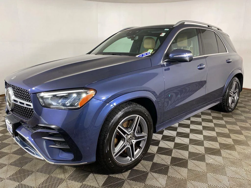 Used 2024 Twilight Blue Metallic Mercedes-Benz GLE 350 image 3