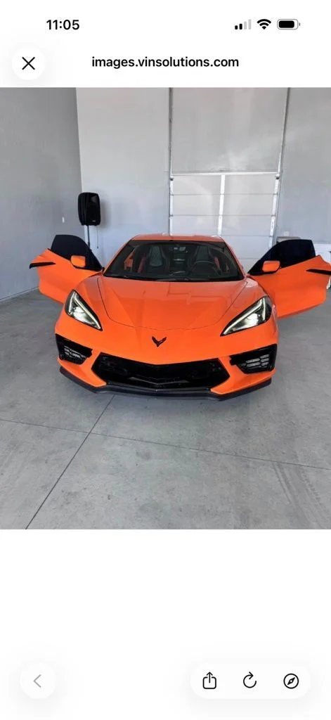 Used 2023 Amplify Orange Tintcoat Chevrolet Stingray image 6