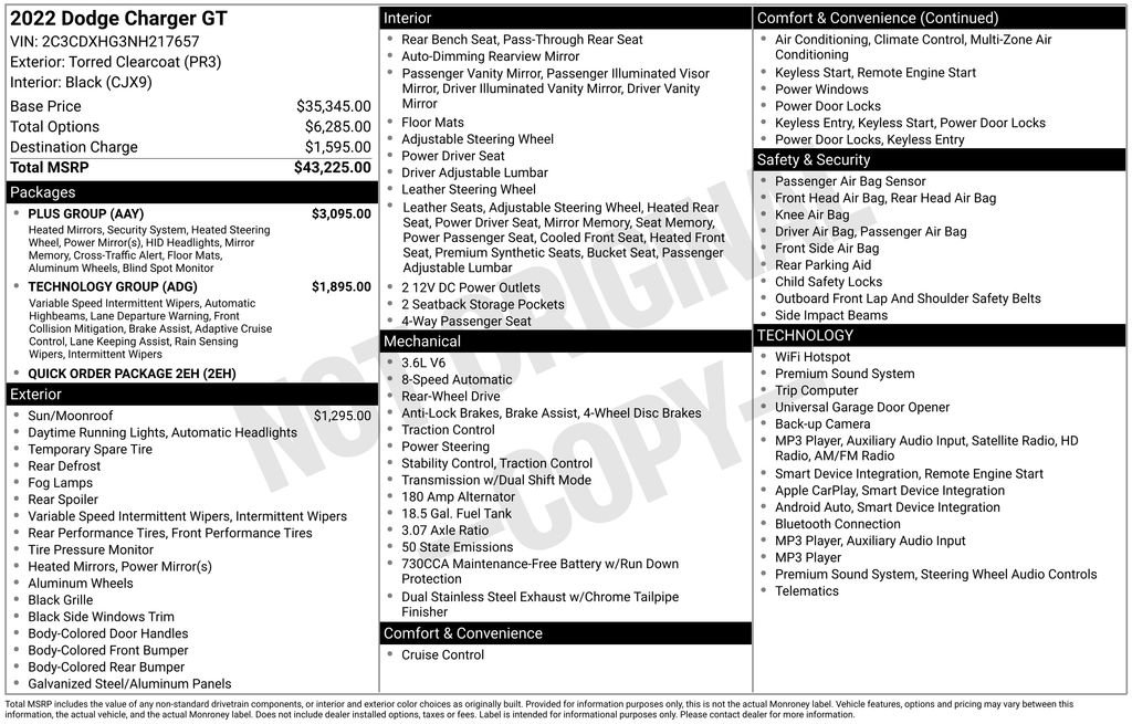Used 2022 Red Dodge GT image 6