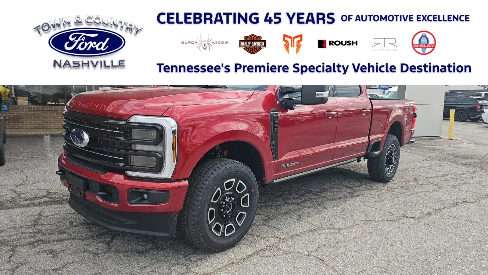 New 2026 Ruby Red Metallic Tinted Clearcoat Ford Platinum image 1