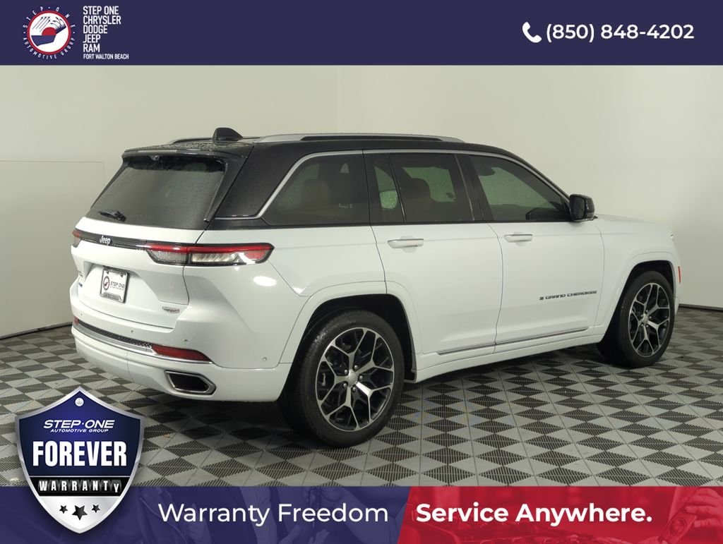 Used 2023 White Jeep Summit Reserve 4xe image 6