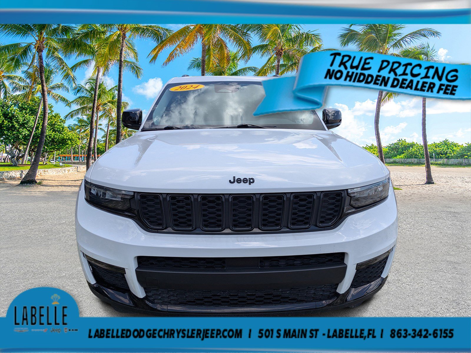 Used 2024 Bright White Clearcoat Jeep Limited image 7