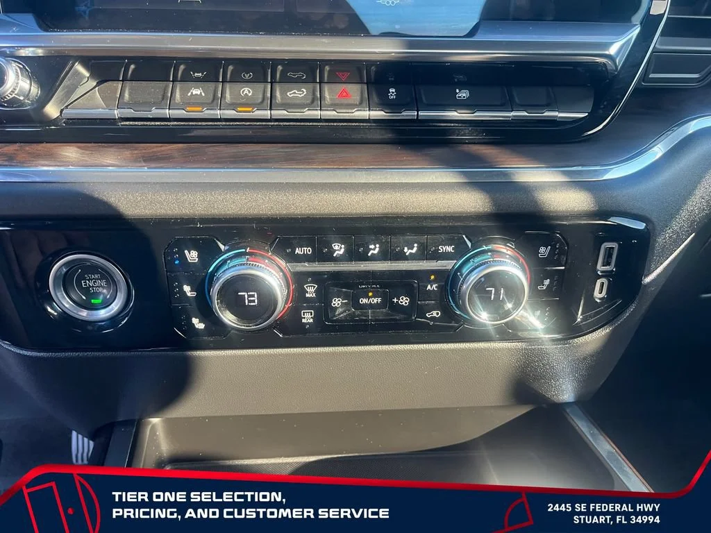Used 2023 White Frost Tricoat GMC SLT image 26