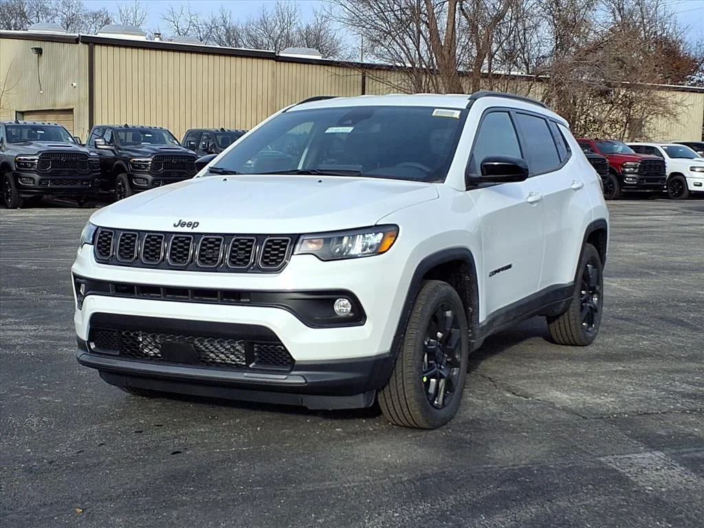 New 2026 Bright White Clear-Coat Exterior Paint Jeep Latitude image 2