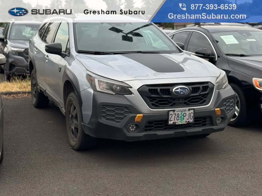 Used 2024 Ice Silver Metallic Subaru Wilderness image 1