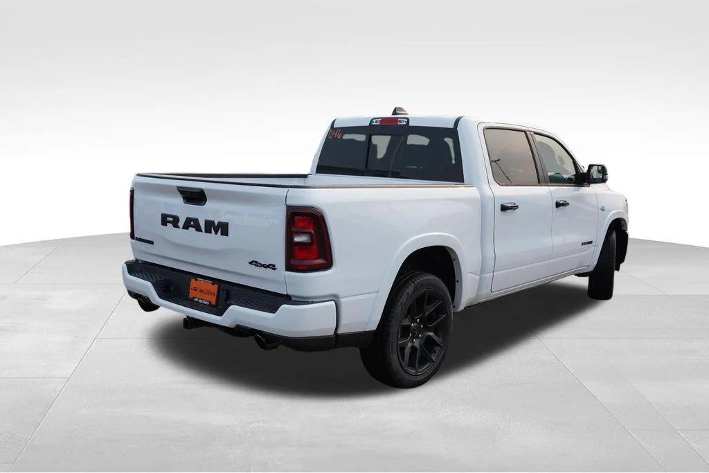 New 2026 Bright White Clear-Coat Exterior Paint RAM Laramie image 3