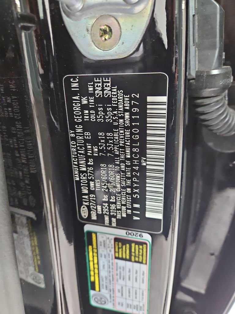 Used 2020 Ebony Black Kia LX image 29