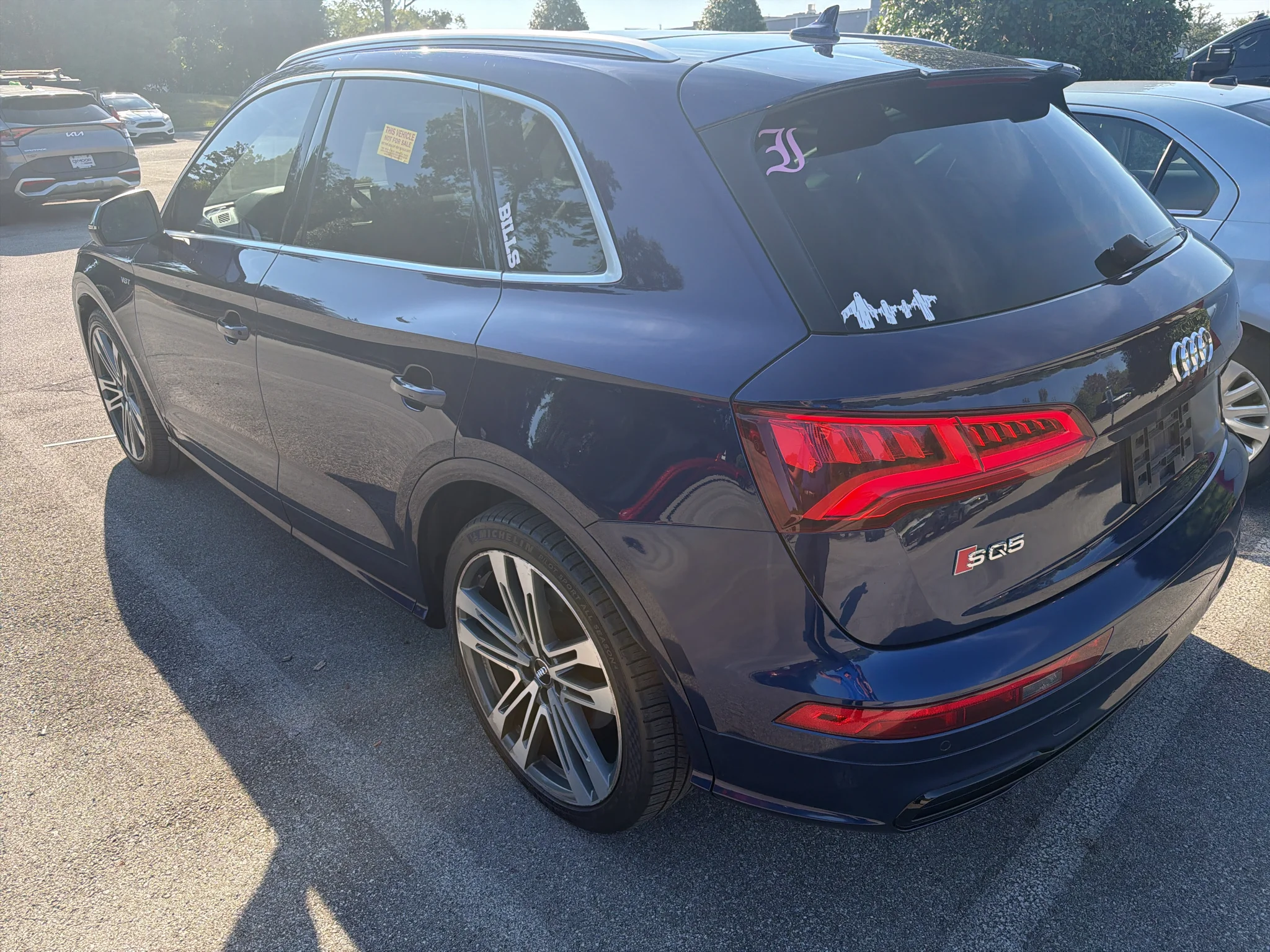 Used 2018 Navarra Blue Metallic Audi Prestige image 3
