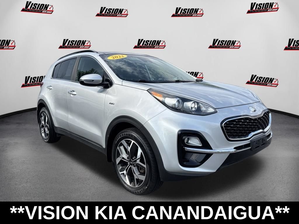 Used 2022 Silver Kia EX image 3