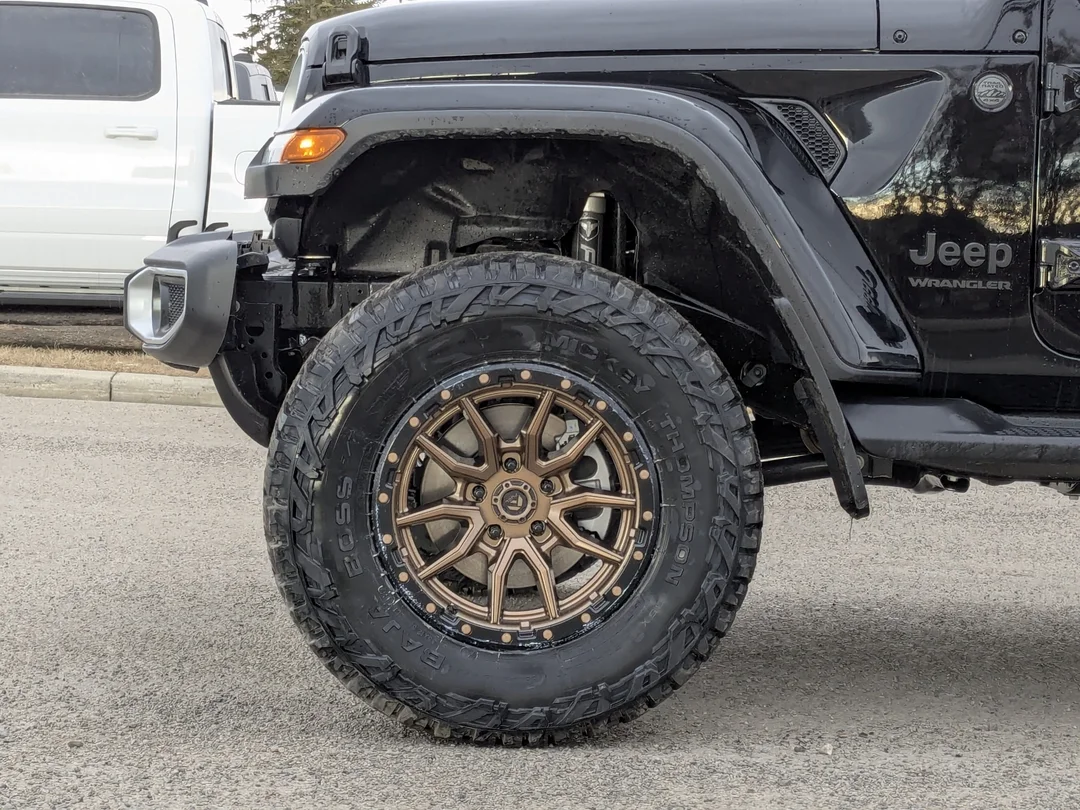 New 2026 Black Jeep Sahara - - 4x4 - Fuel Rims - A/T Tires - 3 Lift & More! image 9