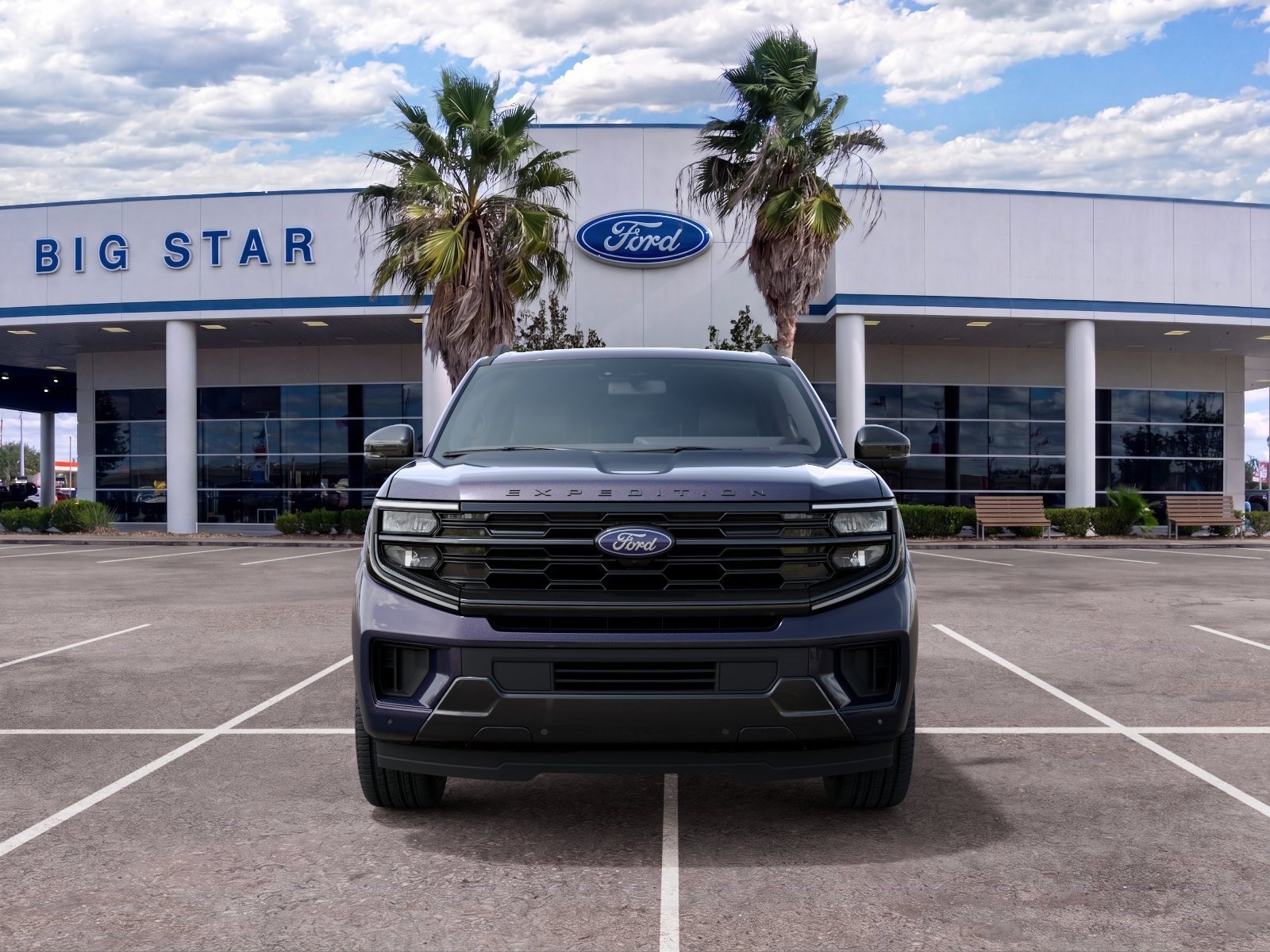 New 2027 Blue Ember Metallic Ford Platinum image 3