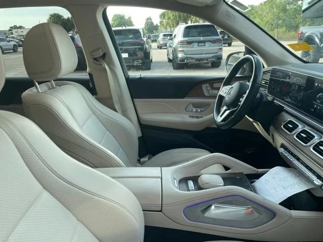 Used 2021 Beige Mercedes-Benz GLS 450 image 8