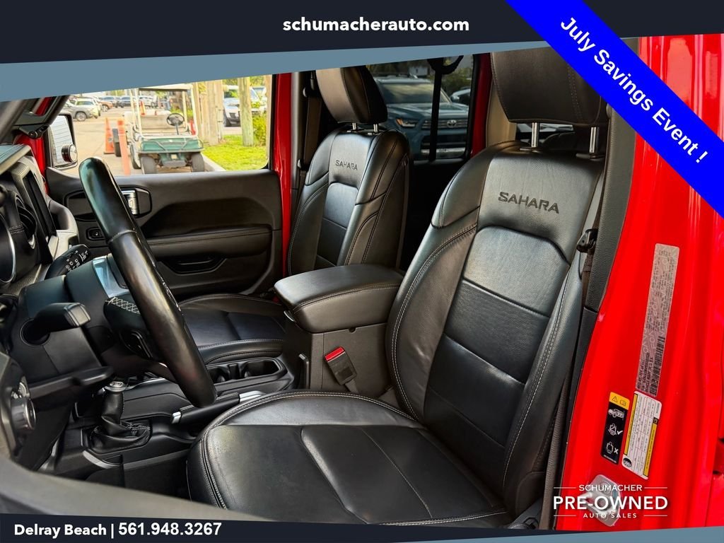 Used 2022 Red Jeep Unlimited Sahara image 12