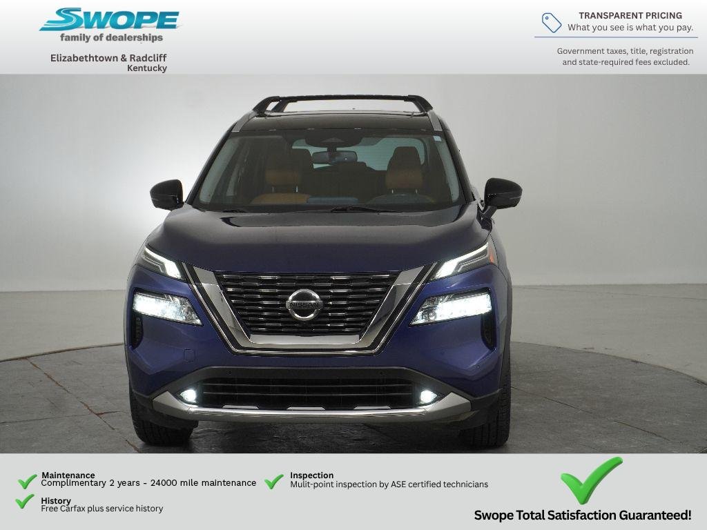 Used 2021 Caspian Blue Metallic/Super Black Nissan Platinum image 12