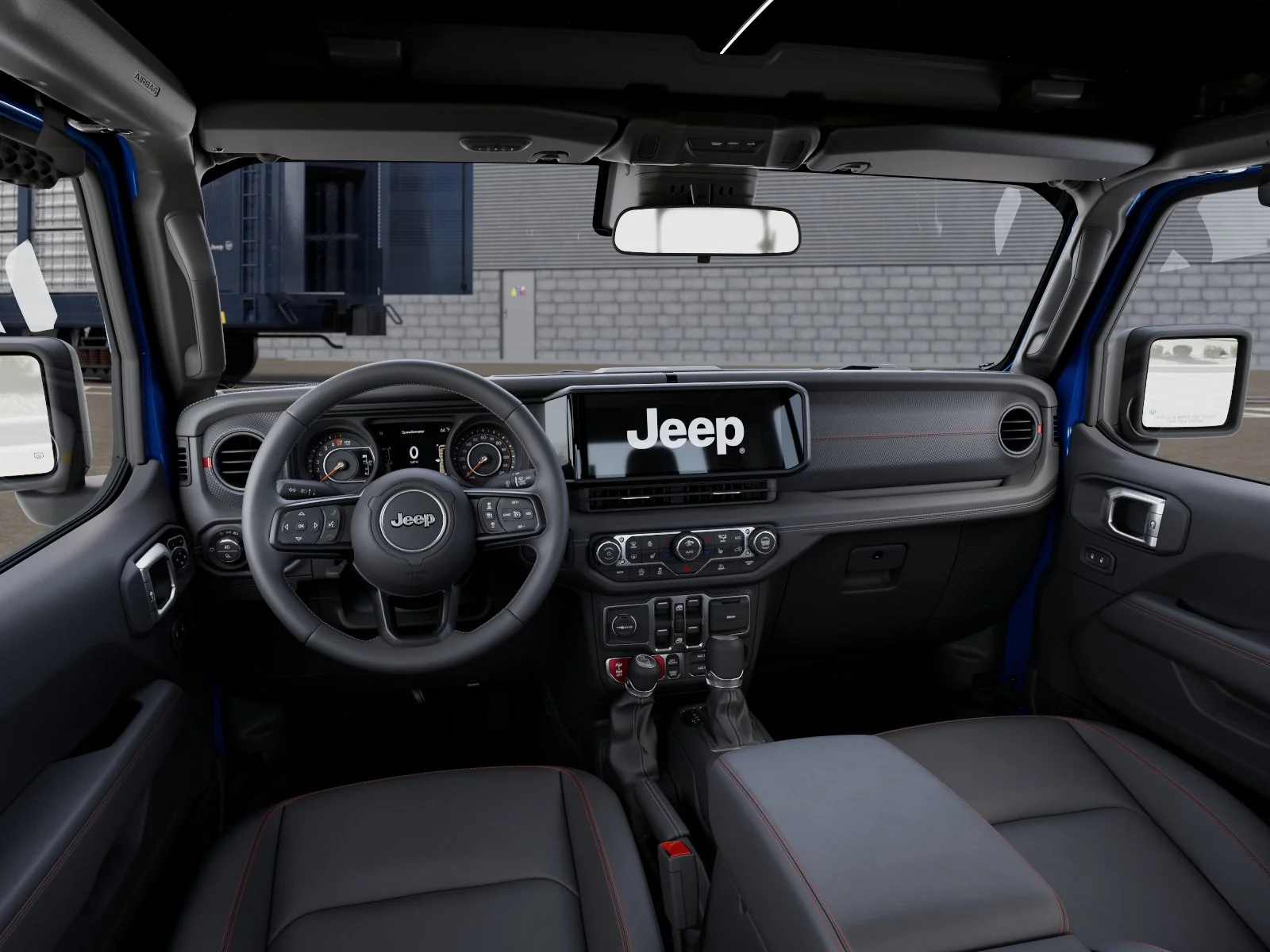 New 2026 Hydro Blue Pearl-Coat Exterior Paint Jeep Rubicon image 14