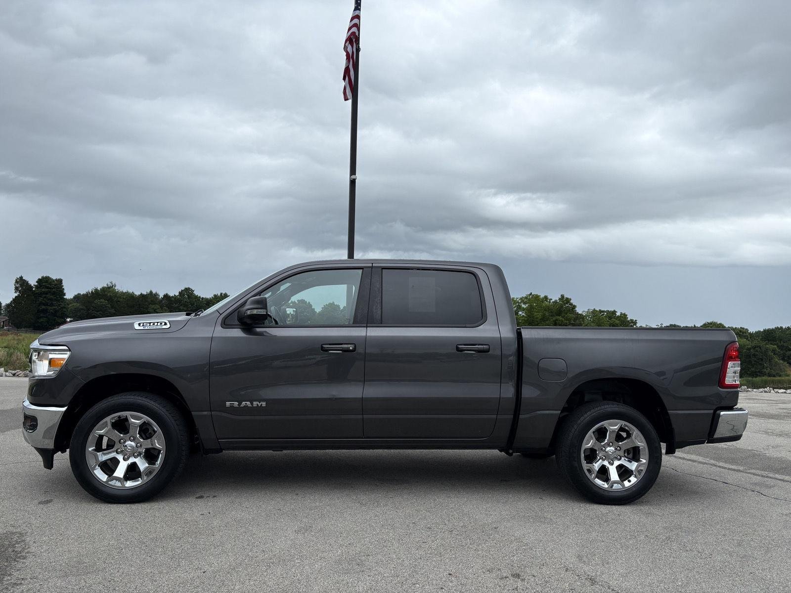 Used 2022 Granite Crystal Metallic Clearcoat Ram Big Horn image 3