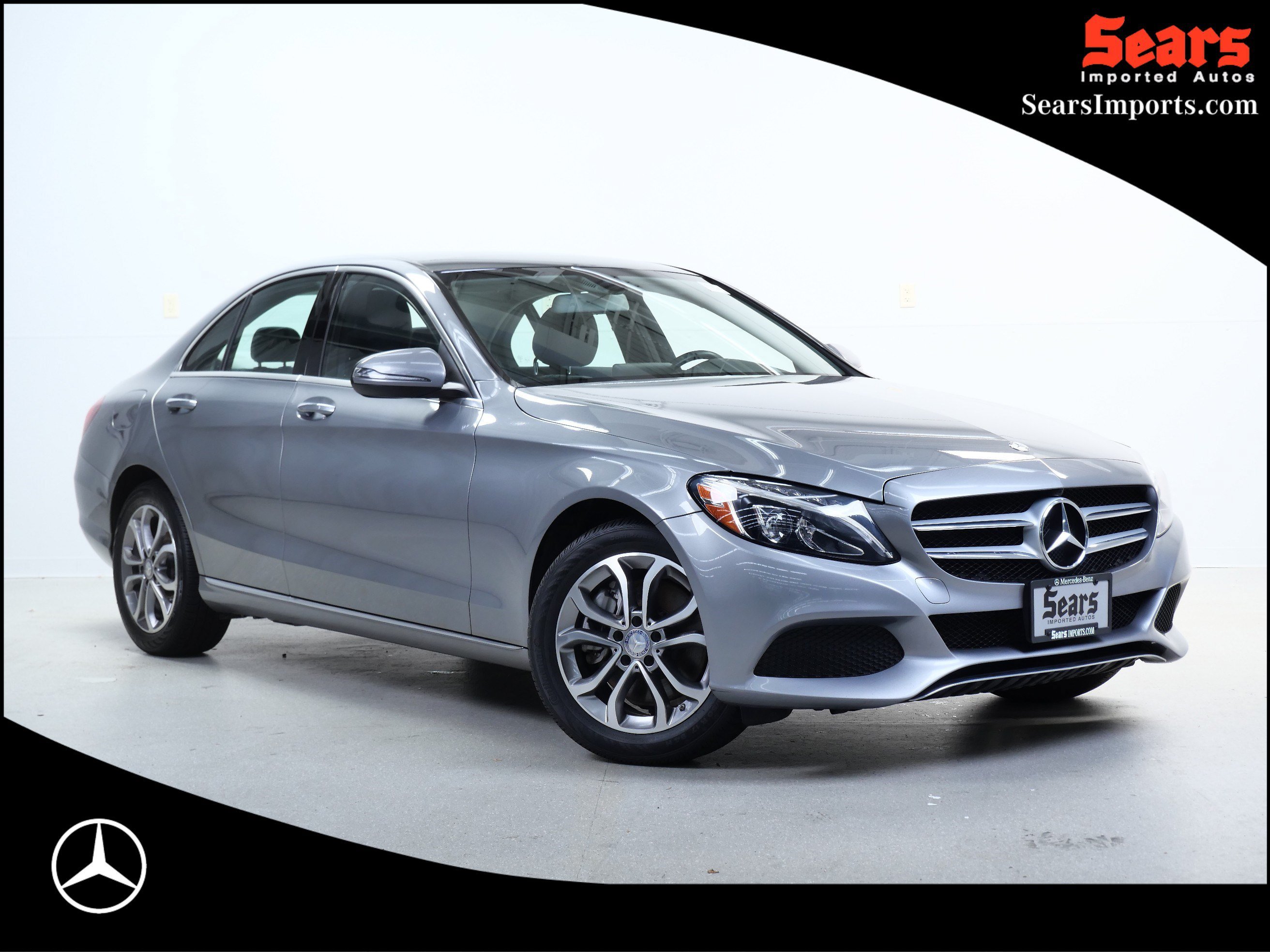 Used 2016 Palladium Silver Metallic Mercedes-Benz C 300 image 1