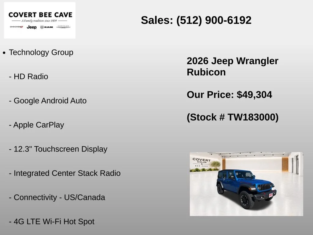 New 2026 Hydro Blue Pearl-Coat Exterior Paint Jeep Rubicon image 13