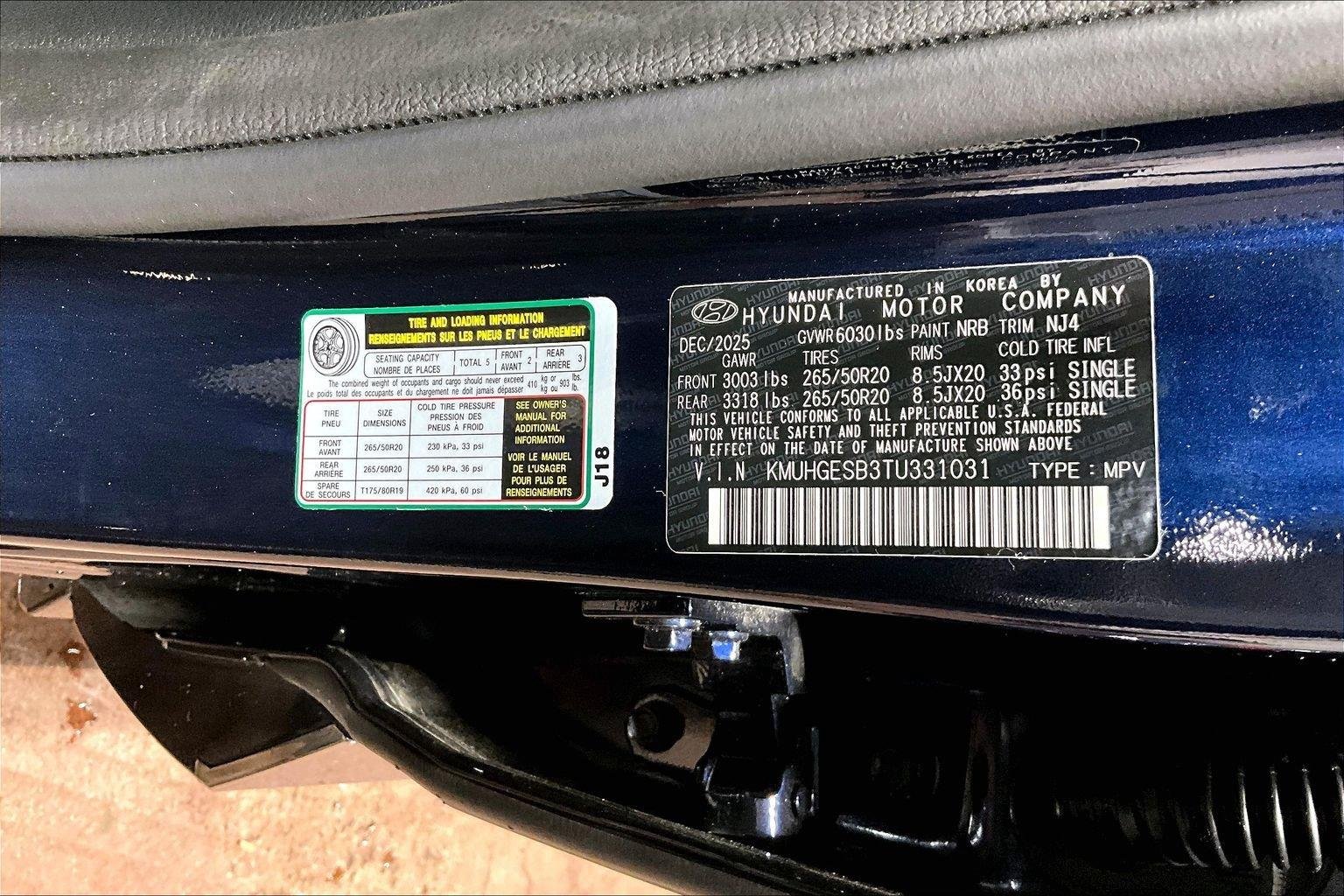 New 2026 Capri Blue Genesis 2.5T SELECT image 17