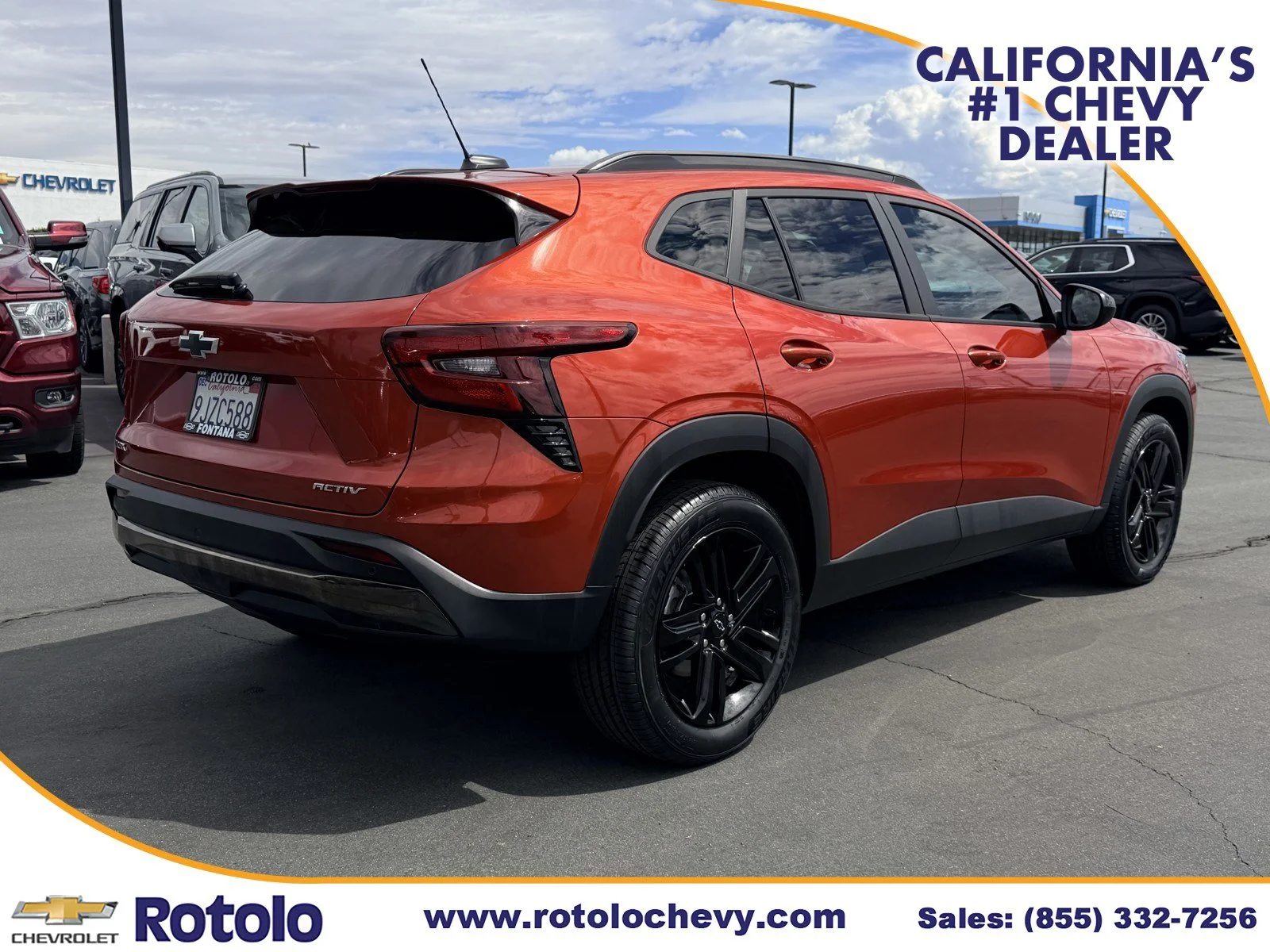 Used 2024 Cayenne Orange Metallic Chevrolet ACTIV image 6