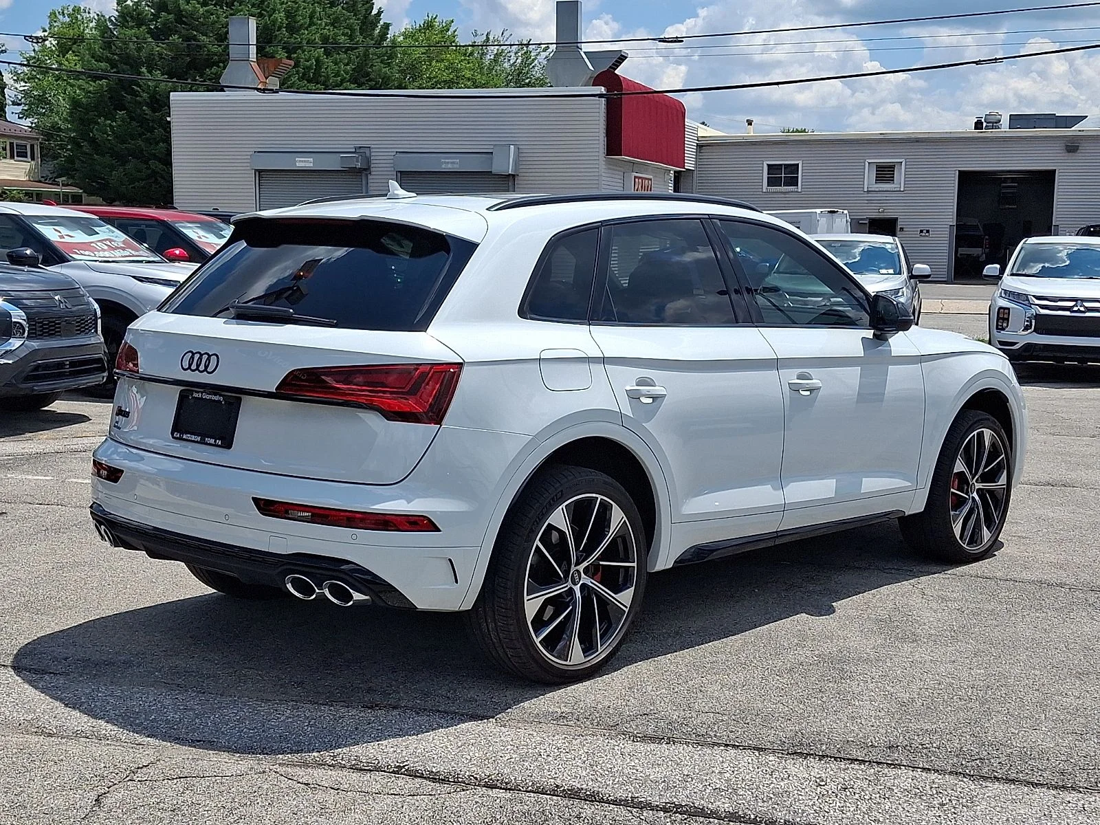 Used 2021 White Audi Premium Plus image 2