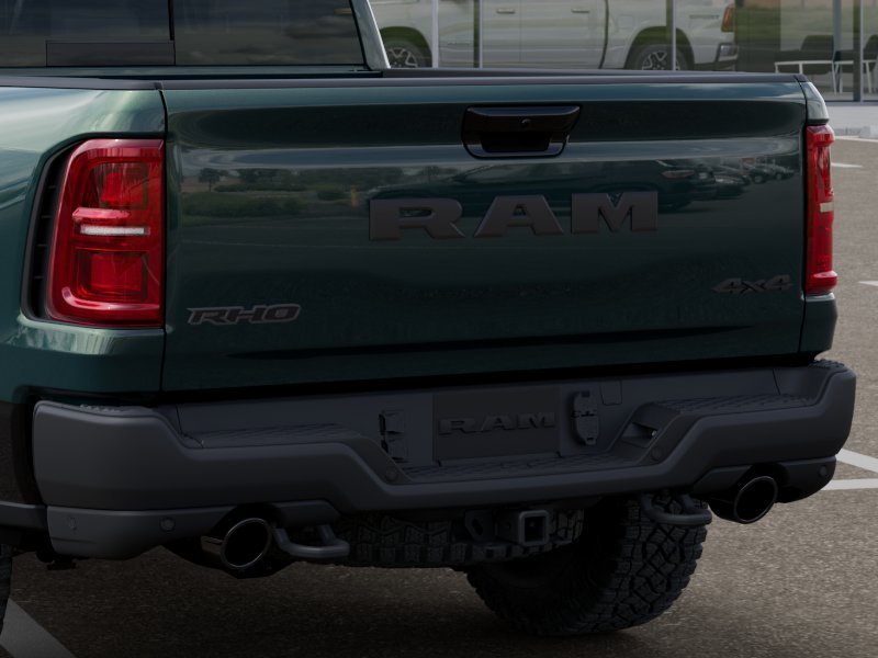 New 2026 Serrano-Green Metallic Exterior Paint RAM RHO Crew Cab 4x4 5