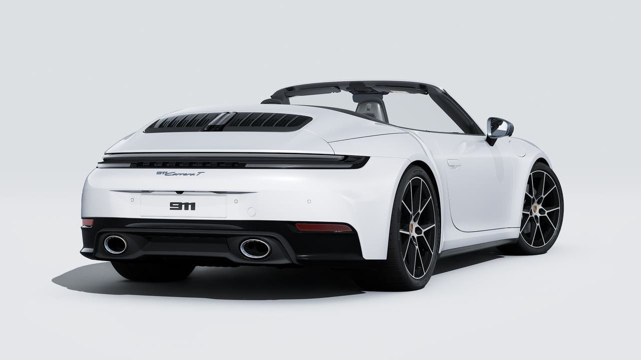 New 2026 ICE GREY MET Porsche Carrera T Cabriolet image 9