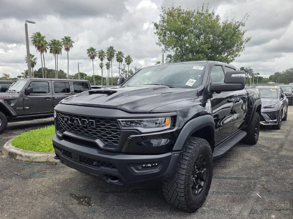 Used 2025 Diamond Black Crystal Pearlcoat Ram RHO image 3