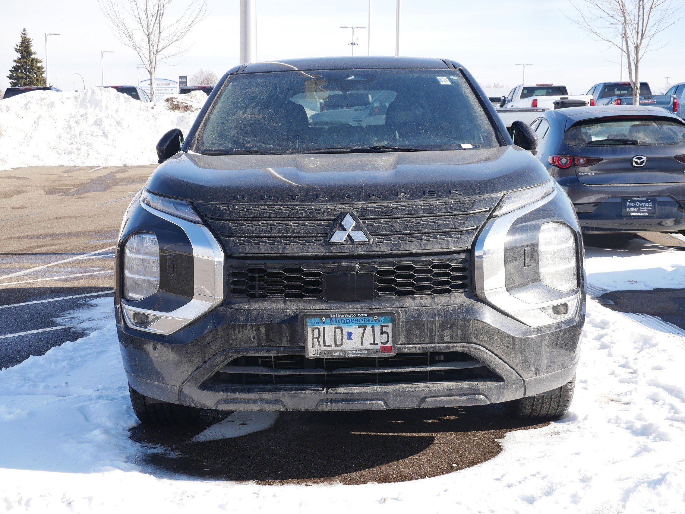 Used 2024 Mitsubishi Outlander SE Black Edition with VIN JA4J4VA85RZ074088 for sale in Brooklyn Center, Minnesota