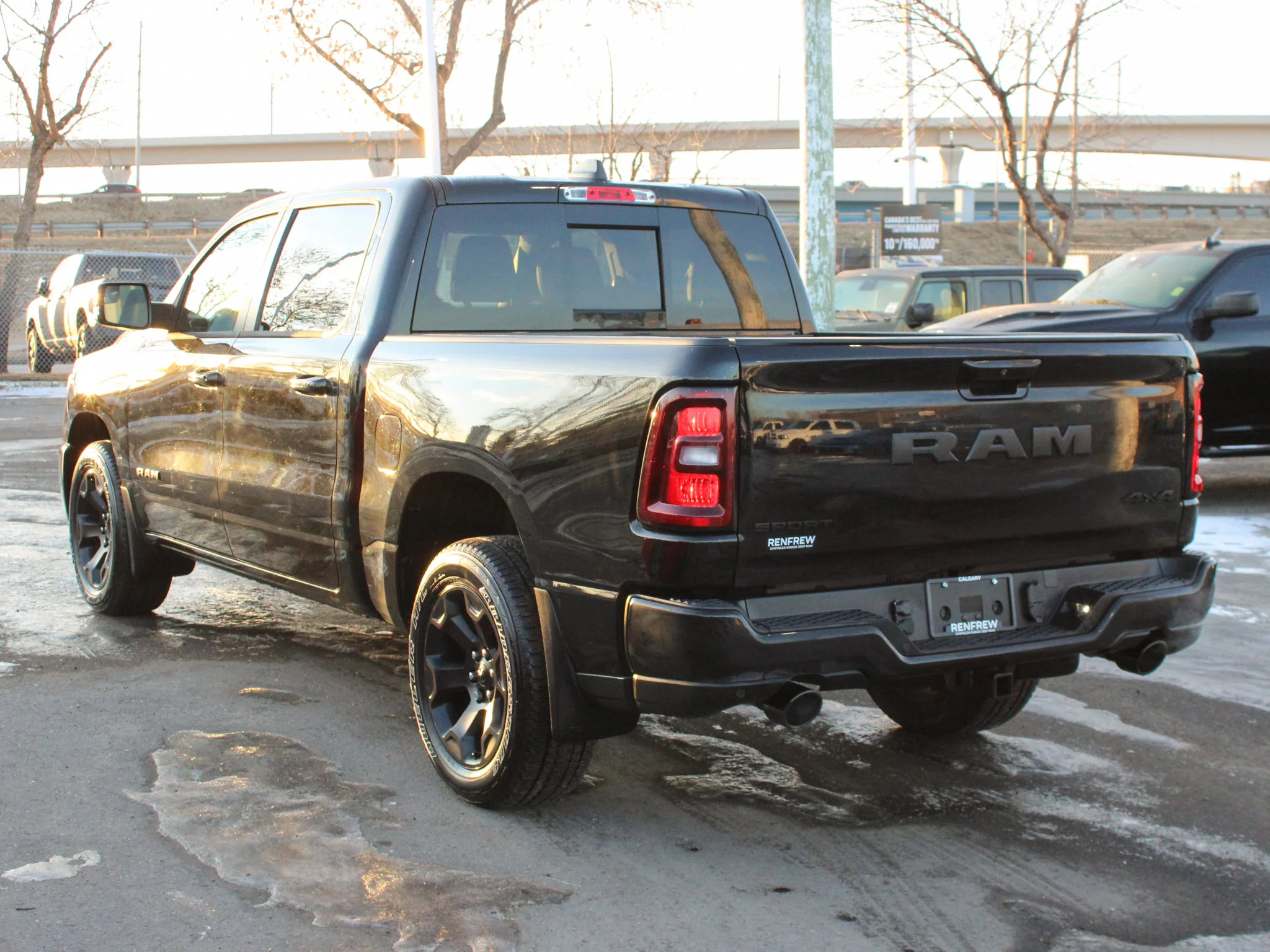 Certified Used 2025 Black RAM Sport * No Accidents | Heated Seats | 360 View Camera | Navigation | One Owner | Twin-Turbo | Alpine image 12