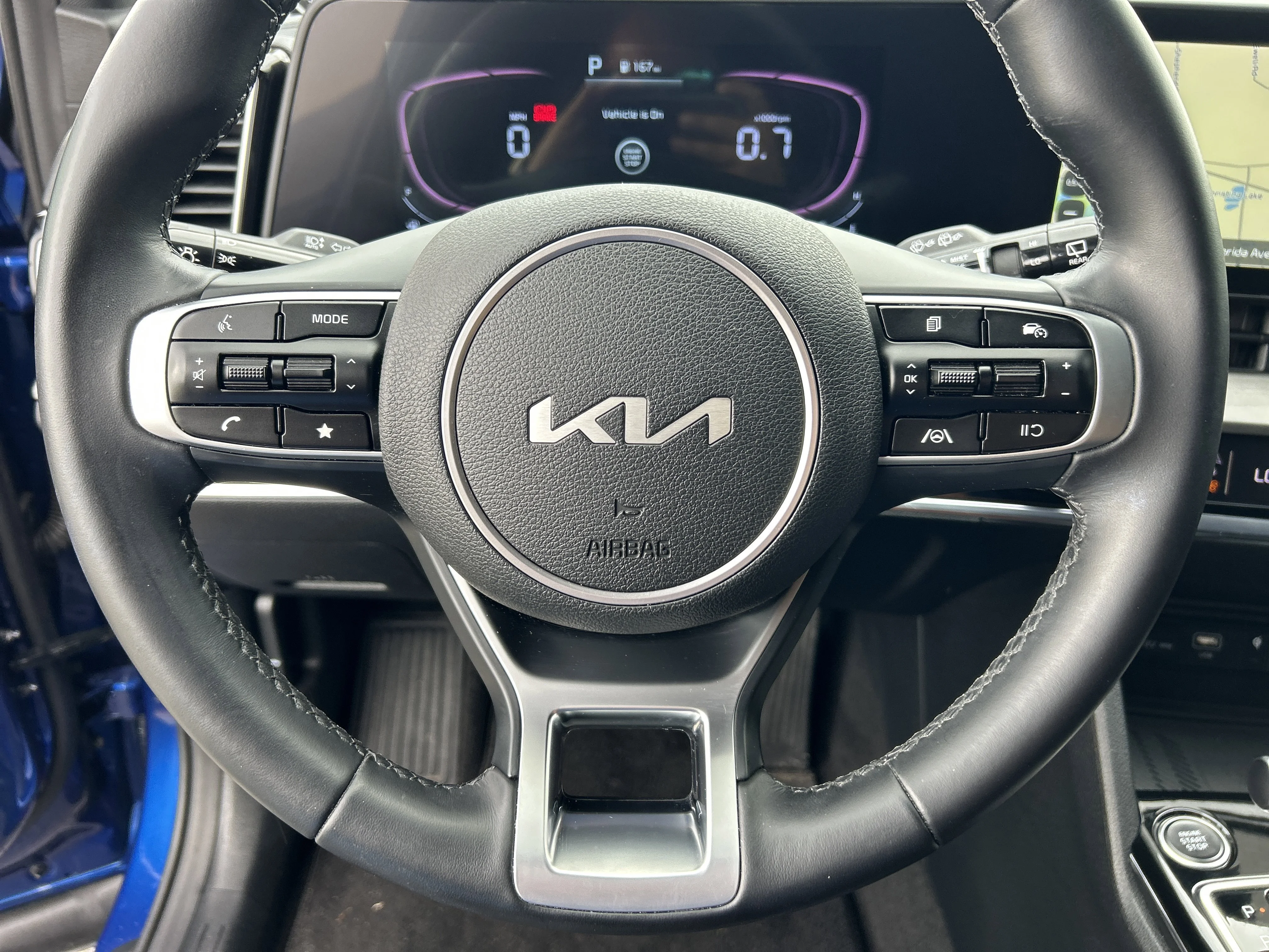 Used 2023 Sapphire Blue Kia X-Line image 25