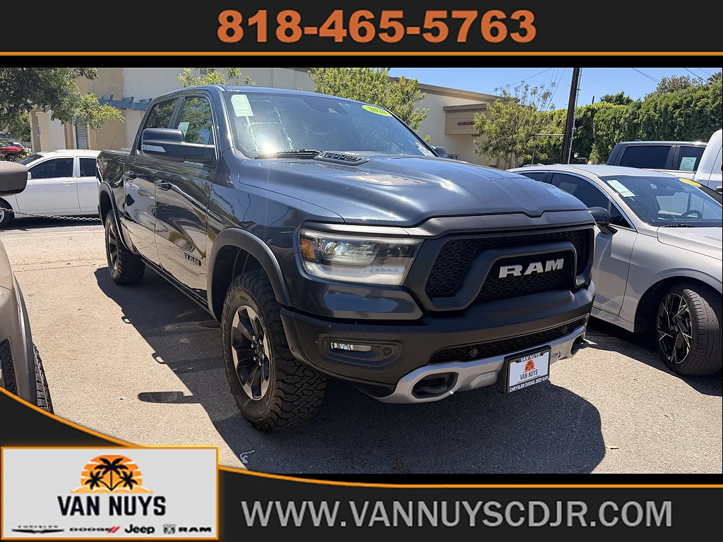Used 2020 Maximum Steel Metallic Clear Coat Ram Rebel image 1