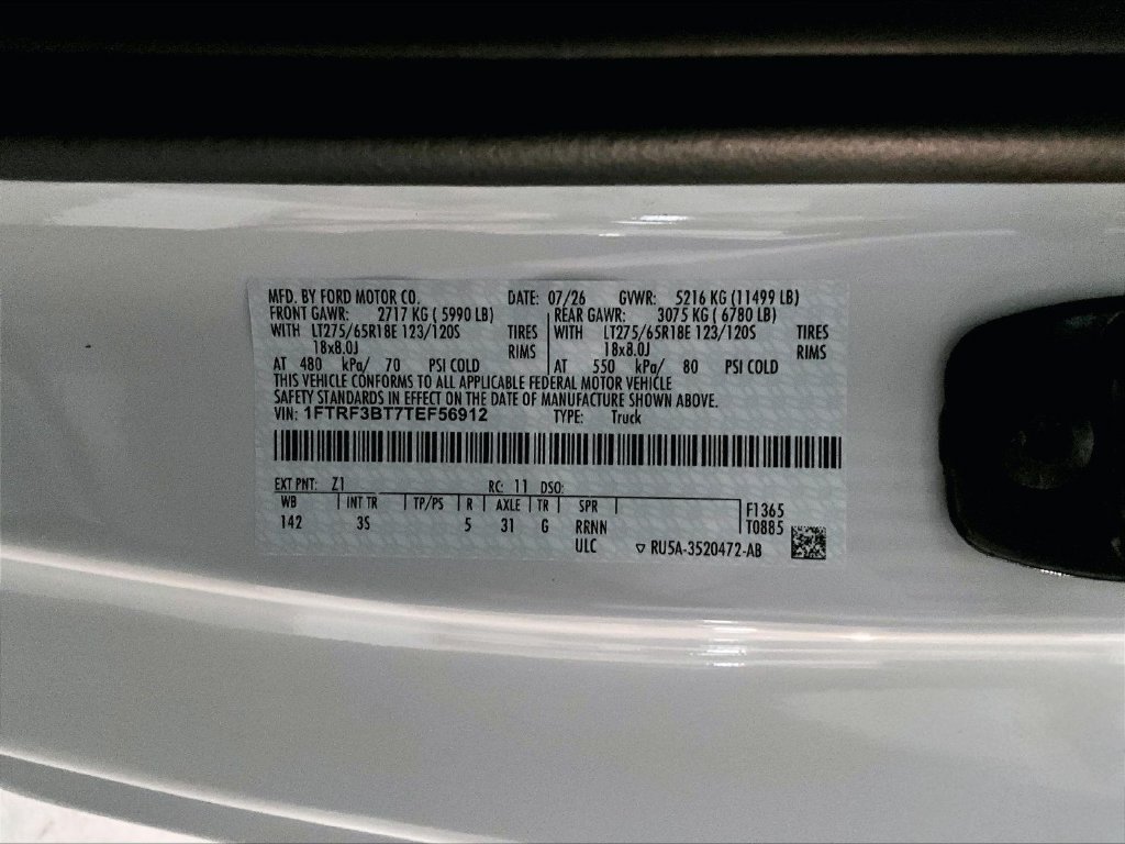 New 2026 Oxford White Ford XLT image 16