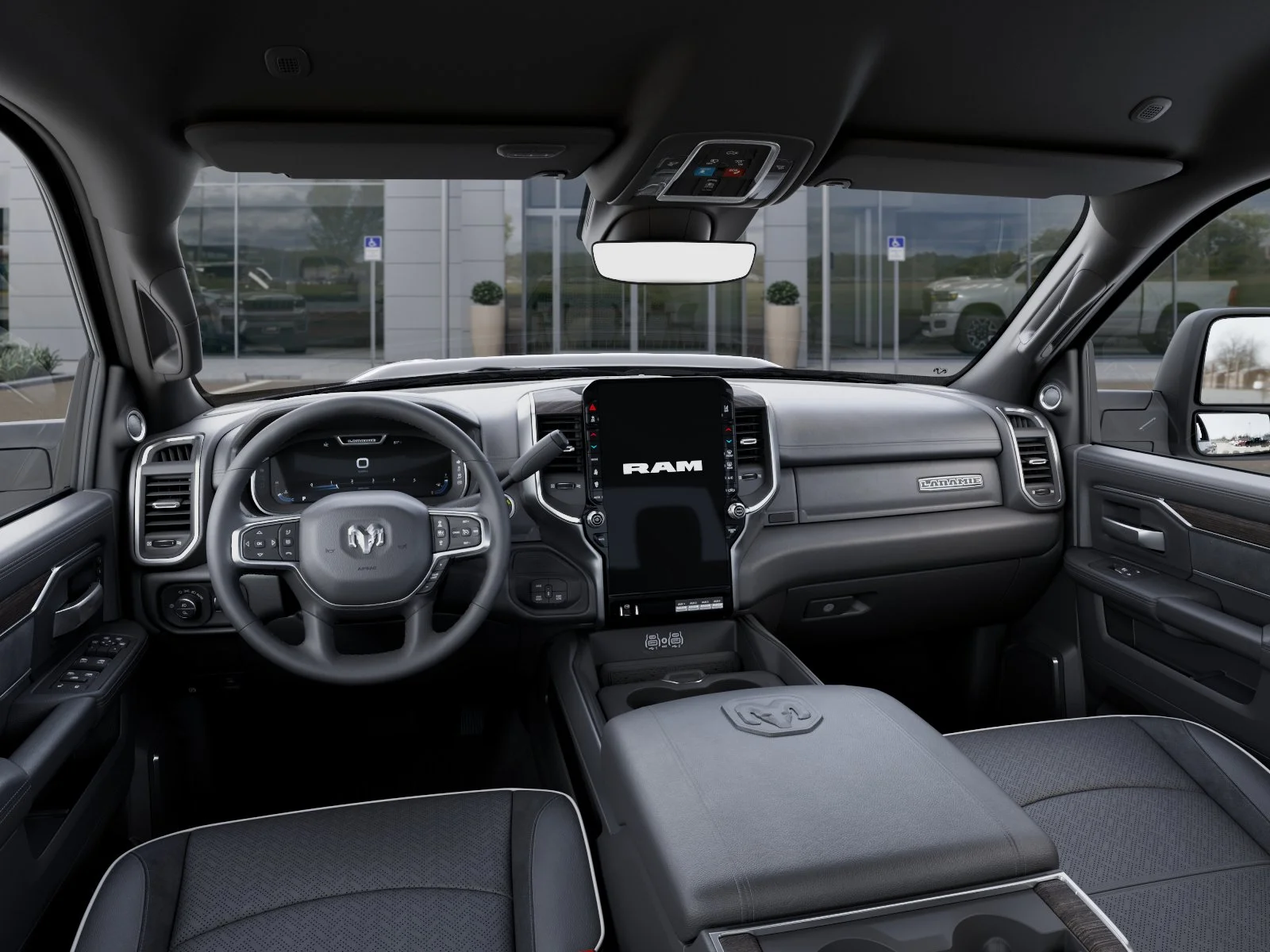 New 2026 Granite Crystal Metallic Clear-Coat Exterior Paint RAM Laramie image 42