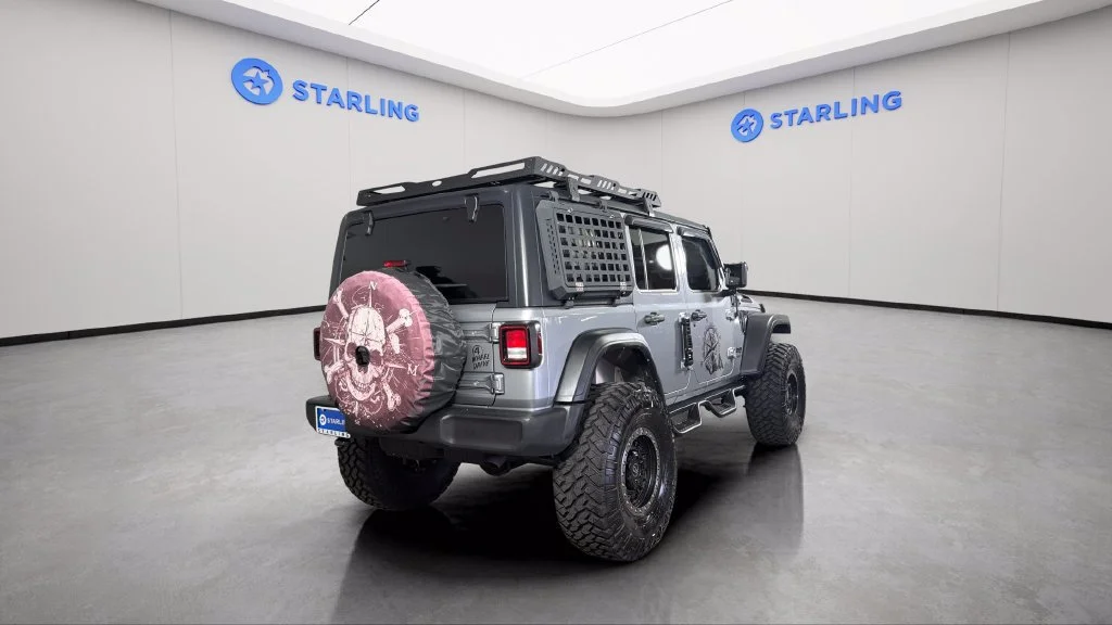 Used 2021 Silver Jeep Unlimited Willys image 8