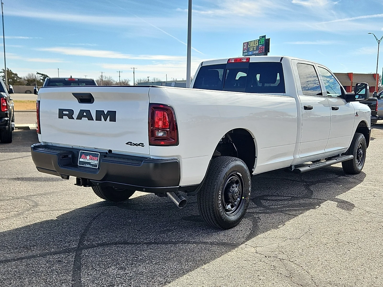 New 2026 Bright White Ram TRADESMAN CREW CAB 4X4 8