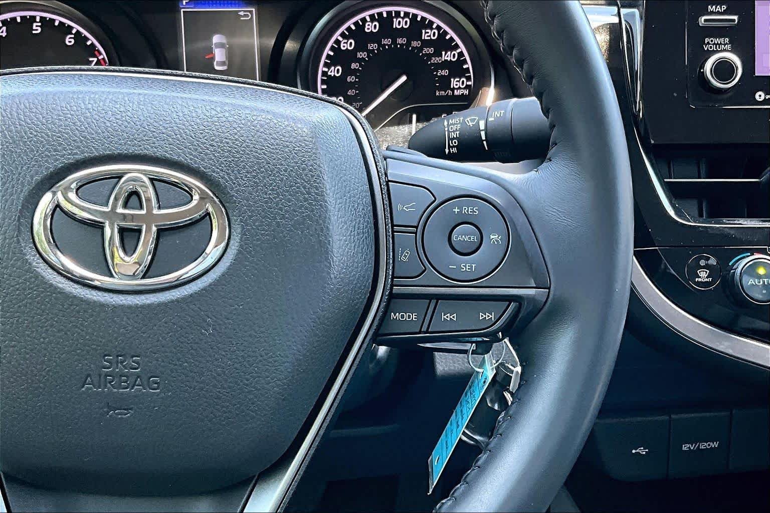 Used 2024 Midnight Black Metallic Toyota SE image 24