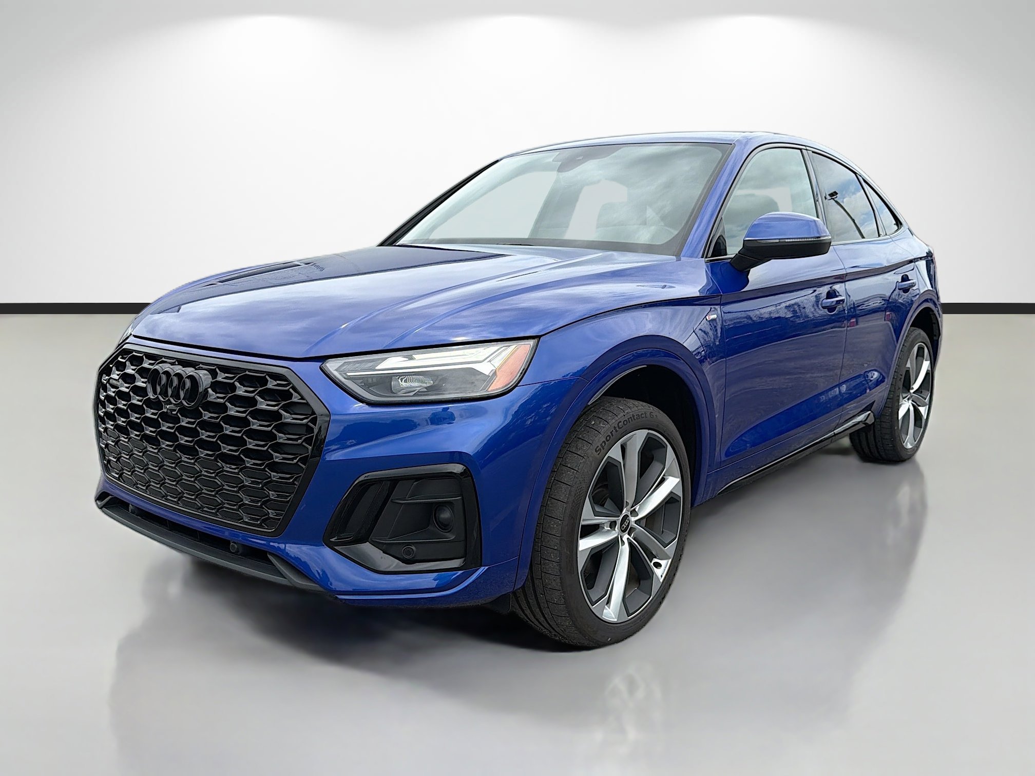 Certified Used 2023 Blue Metallic Audi S line Premium Plus image 7