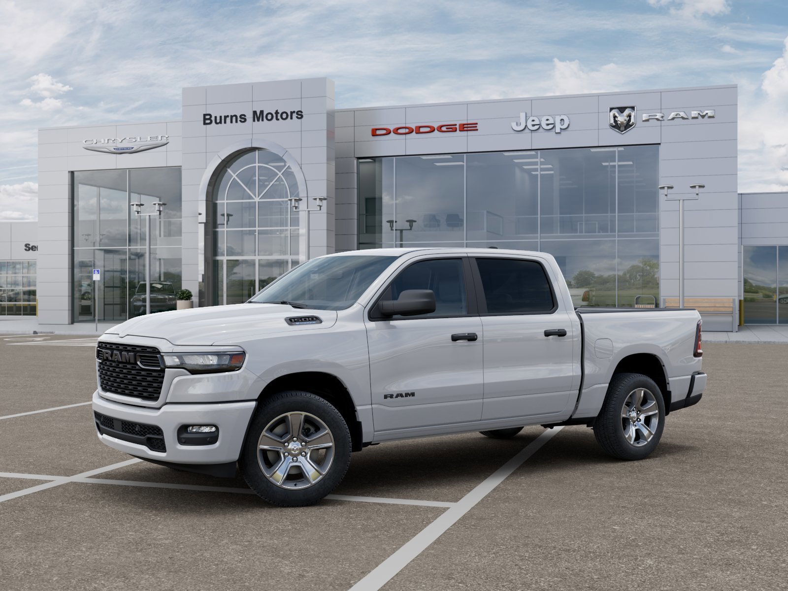 New 2026 Bright White Clear-Coat Exterior Paint RAM Express image 2