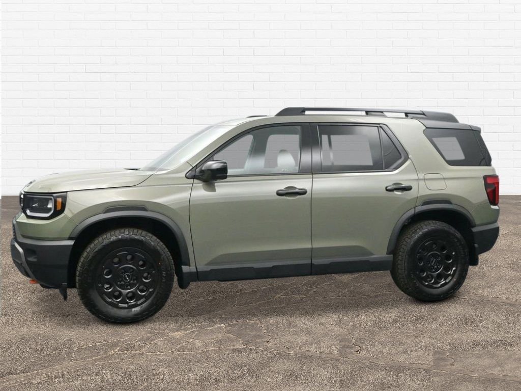 New 2026 Ash Green Metallic Honda TrailSport Elite Blackout image 3